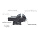 HPS-125 Ductile Iron Heavy Duty Bench Vise