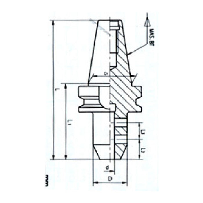 BT End Mill Adaptor