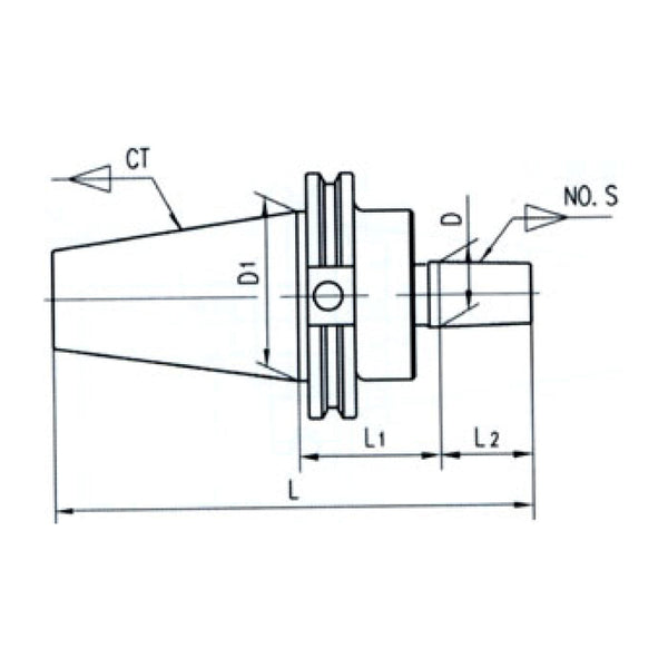 Cat Drill Chuck Arbor