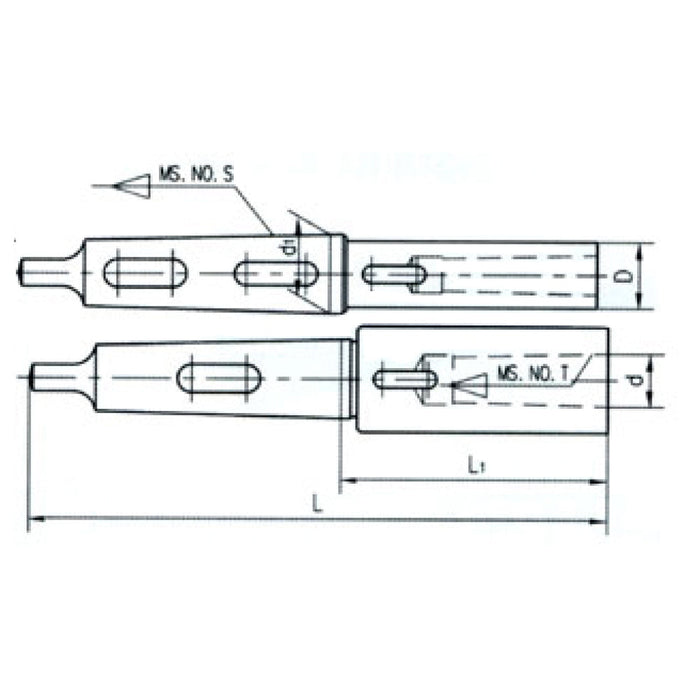 DIN1806 Morse Taper Sleeves