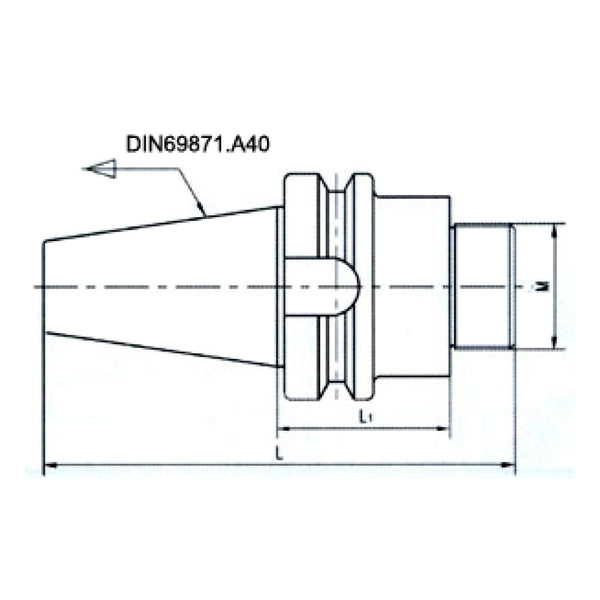 DIN69871 Boring Shank