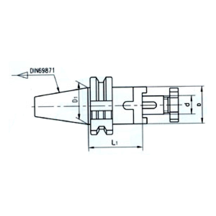 DIN69871 Combi Shell End Mill Arbor