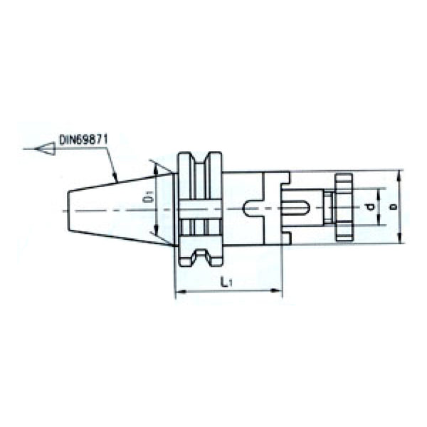 DIN69871 Combi Shell End Mill Arbor
