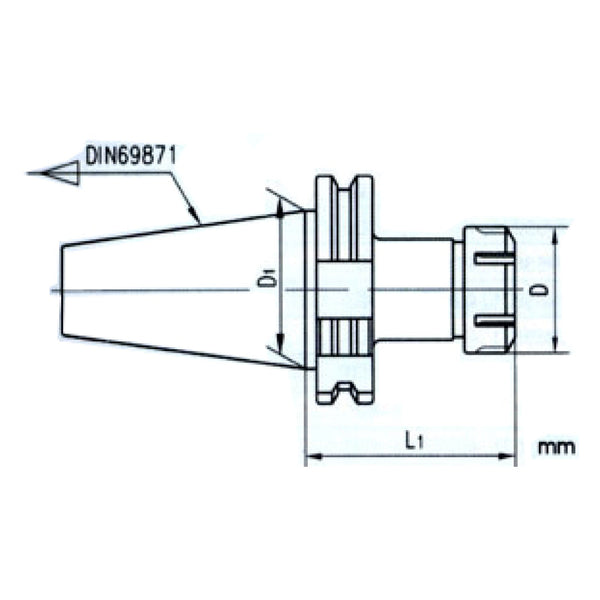DIN69871 Milling Chuck Arbor