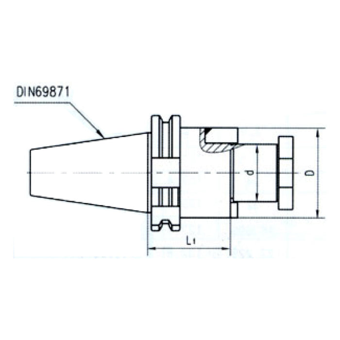 DIN69871 Shell Mill Arbor