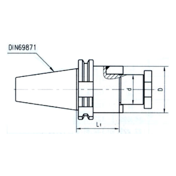 DIN69871 Shell Mill Arbor