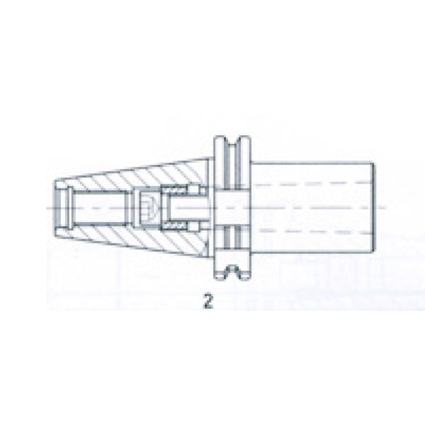 DIN69871 to Morse Taper Sleeve (Drawbar Type) - Sheartak Tools