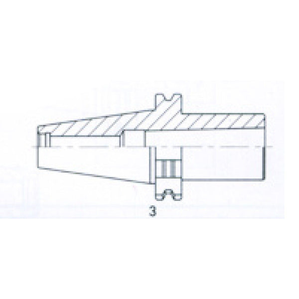DIN69871 to Morse Taper Sleeve (Drawbar Type) - Sheartak Tools