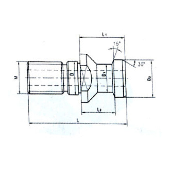 DIN69872-1988 Retention Knob