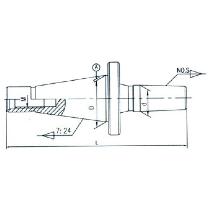 M16 ISO Taper Drill Chuck Arbor