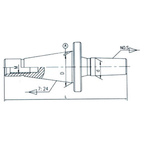 M24 ISO Taper Drill Chuck Arbor - Sheartak Tools
