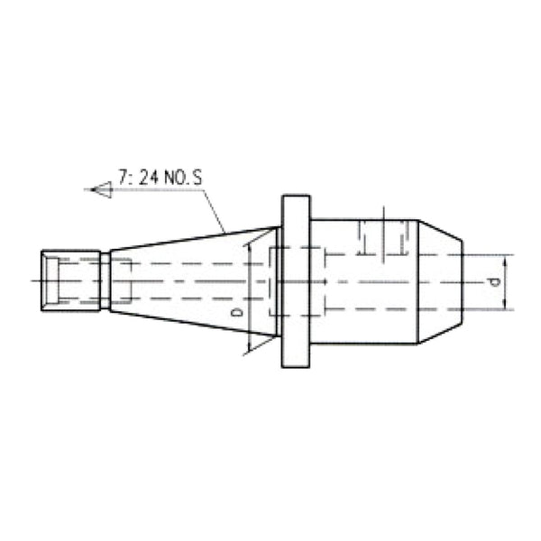 ISO50 Taper End Mill Holder - Sheartak Tools
