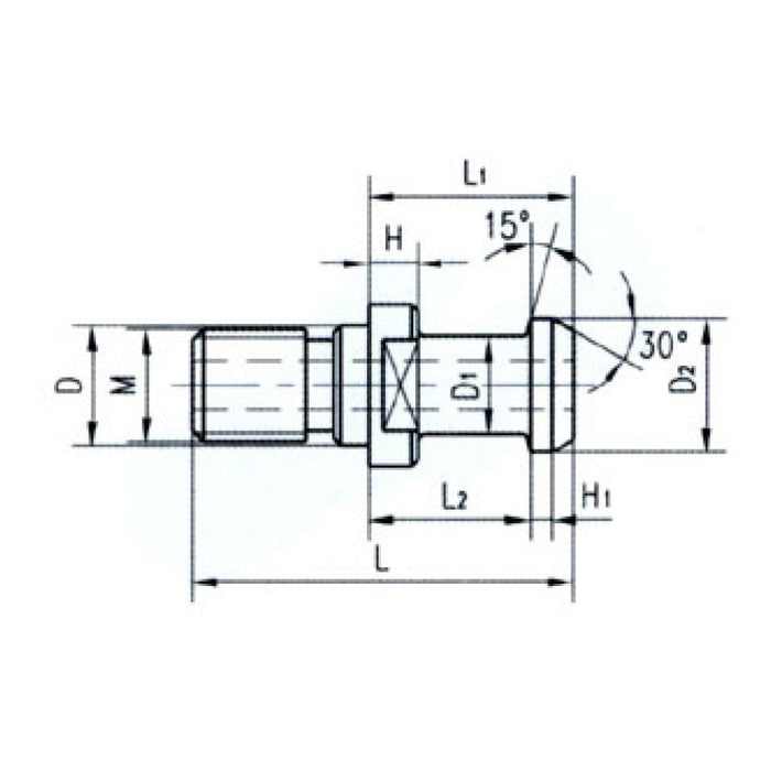 JIS B6339-1986 Retention Knob