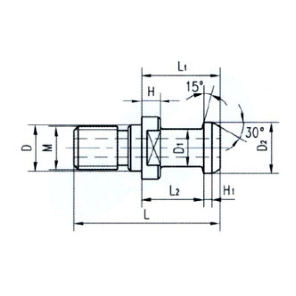 JIS B6339-1986 Retention Knob - Sheartak Tools