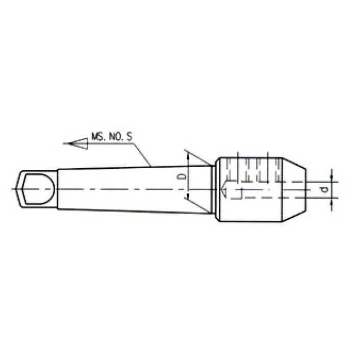 MT6 End Mill Holder - Tang Type