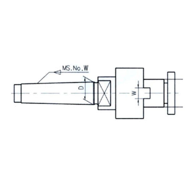 MT2 Shank Shell End Mill Arbor - Drawbar Type - Sheartak Tools