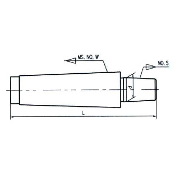 Morse Taper Drill Chuck Arbor - Drawbar Type - Sheartak Tools