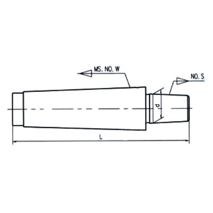 Morse Taper Drill Chuck Arbor - Drawbar Type