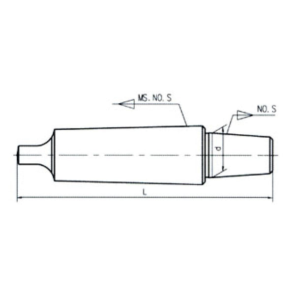 Morse Taper Drill Chuck Arbor - Tang Type - Sheartak Tools