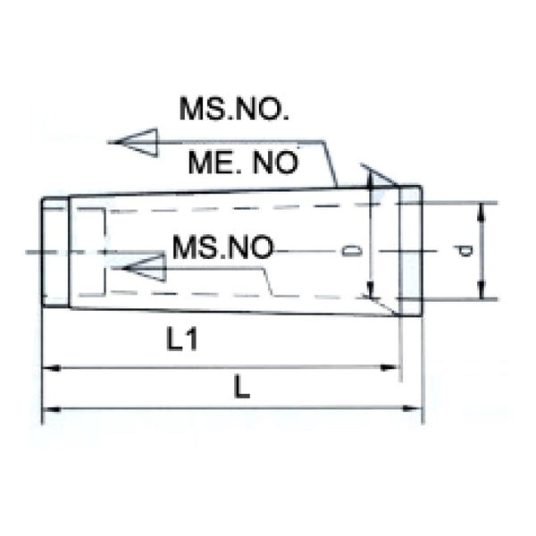 Morse Taper Sleeve - Sheartak Tools