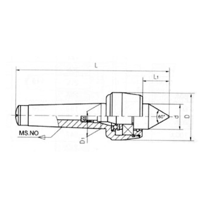 Precision Light-Duty Live Center