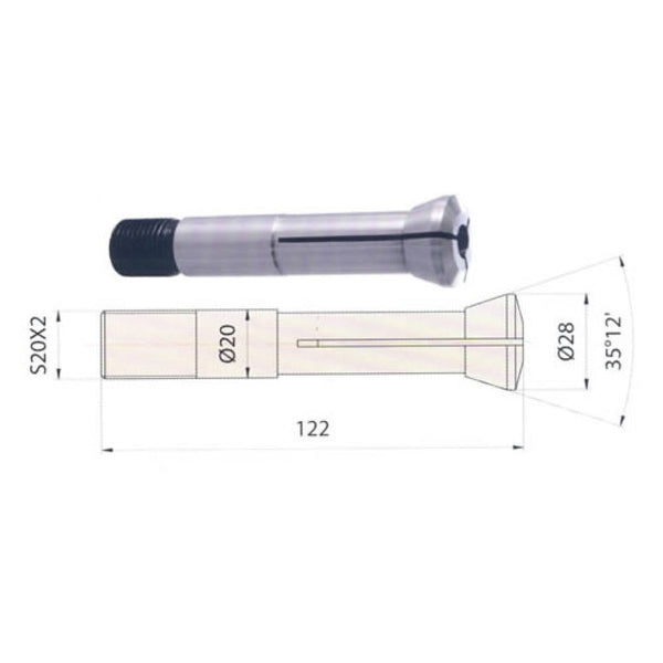 Sharpener Collets - Sheartak Tools