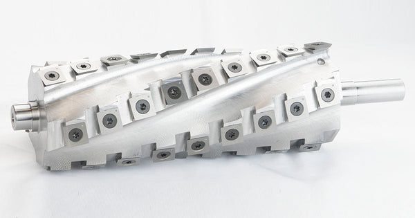 Sheartak Spiral Cutterhead for Busy Bee REX-CUT 8'' Jointer with 45 Carbide Inserts