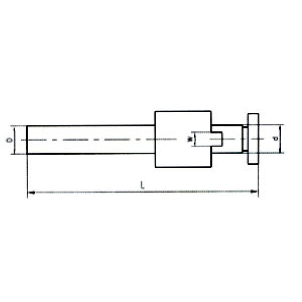 Straight Shank Shell End Mill Arbor (Metric)
