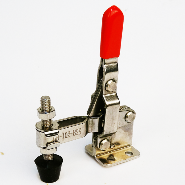 Vertical Toggle Clamp Triangle Base GH-102-BSS Set of 4