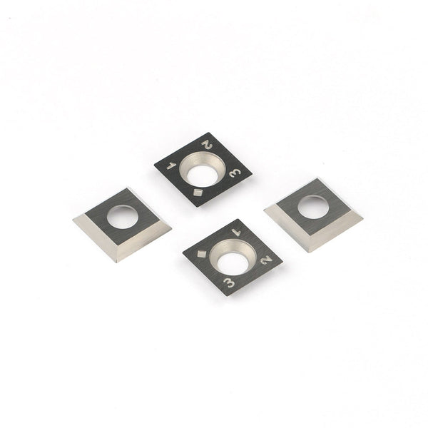 15x15x2.5mm Square Carbide Insert Knife with a 37 Degree Bevel