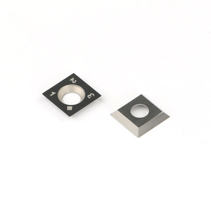 15x15x2.5mm Square Carbide Insert Knife with a 37 Degree Bevel