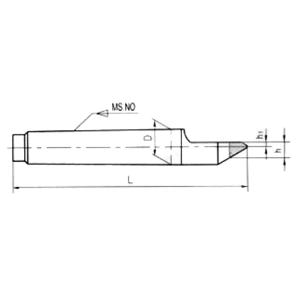 Carbide Tipped Half Center