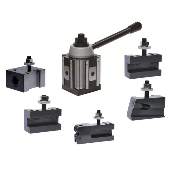 Quick Change Tool Post & Tool Holder Set, Piston Type - Sheartak Tools
