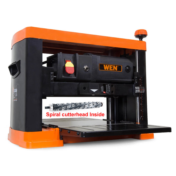 WEN 6552T 13 Inch Spiral Cutterhead Benchtop Thickness Planer