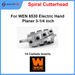 Spiral Cutterhead for WEN 6530 Electric Hand Planer 3-1/4 inch