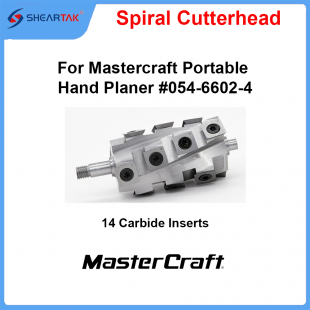 Spiral Cutterhead for Mastercraft Portable Hand Planer #054-6602-4