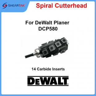 Sheartak Spiral Cutterhead for DeWalt Planer DCP580
